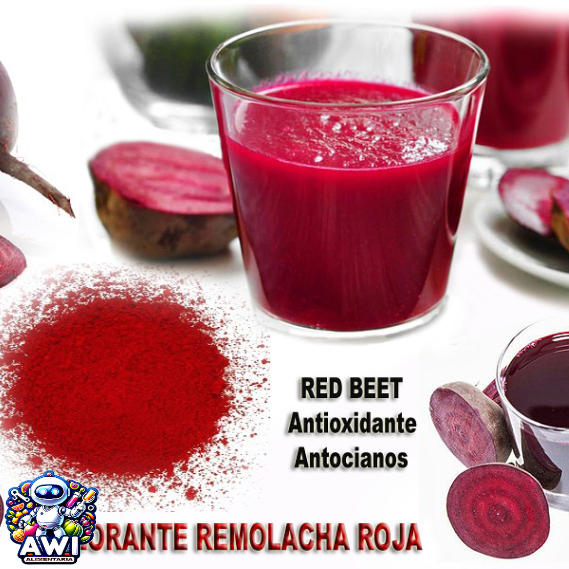 COLORANTE NATURAL ROJO REMOLACHA